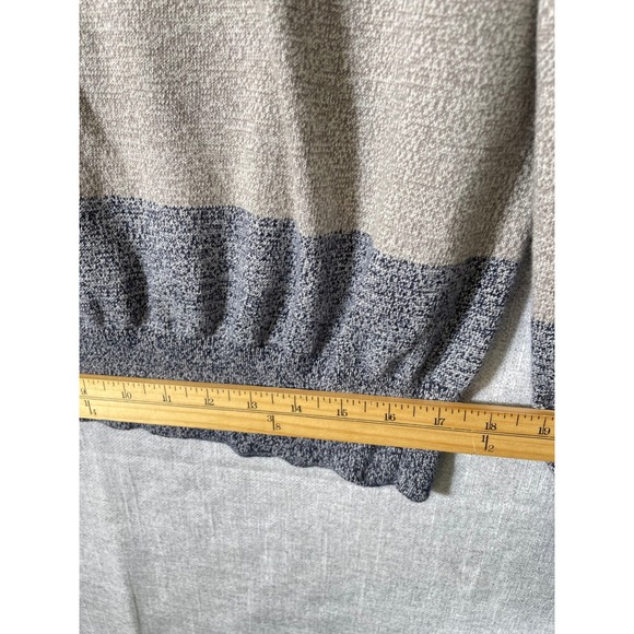 Sean John Mens V Neck Striped Long Sleeve Sweater Size 2XL Cotton - Picture 8 of 8